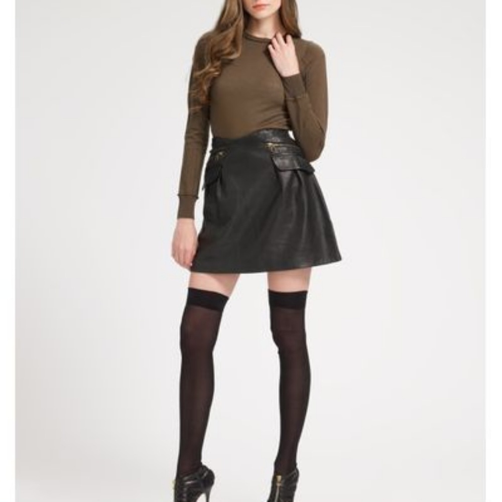 Leather Skirt